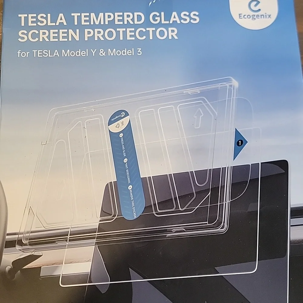 Tempered Glass Screen Protector - Black